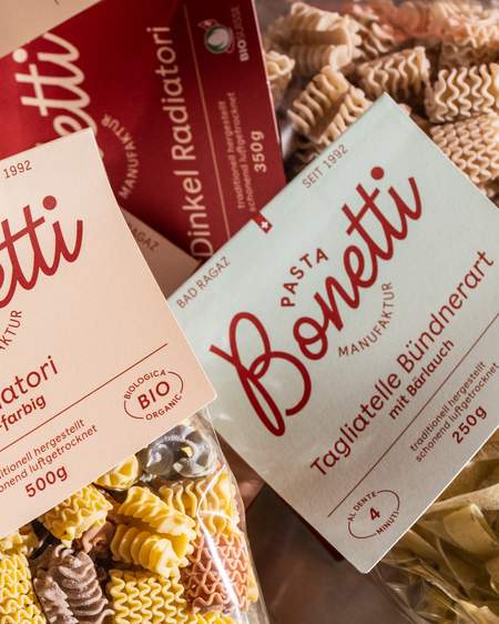 Image of Hohes Qualitätsversprechen im Packaging für Bio-Pasta von Bonetti