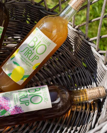 Image of 1001 fleurs: Bio Sirup mit neuem Packaging Design