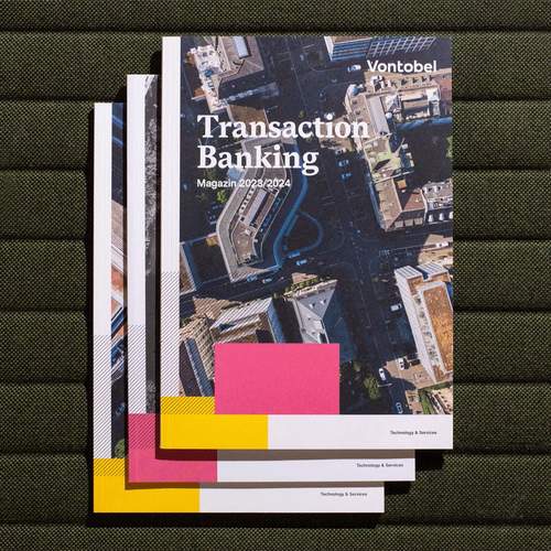Image of Kommunikationskonzept und Magazin für Vontobel Transaction Banking