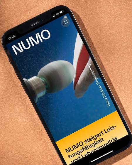 Image of Optimierte User Experience für die Website von NUMO