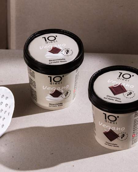 Image of Packaging Design für das Vegano Gelato von dieci
