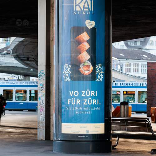 Image of Kai Sushi Kampagne mit Züri-Flair erobert die Stadt