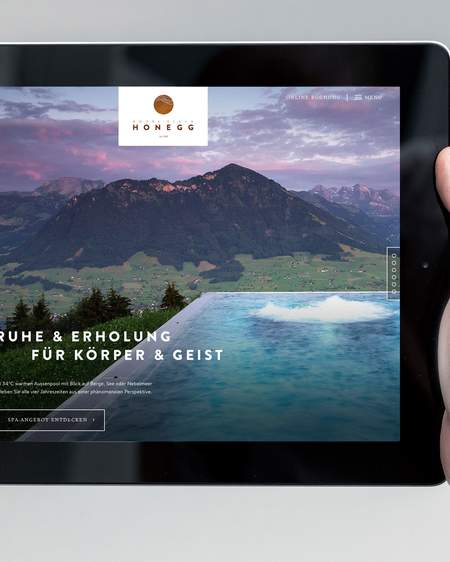 Image of Neuer Webauftritt für das Hotel Villa Honegg auf dem Bürgenstock