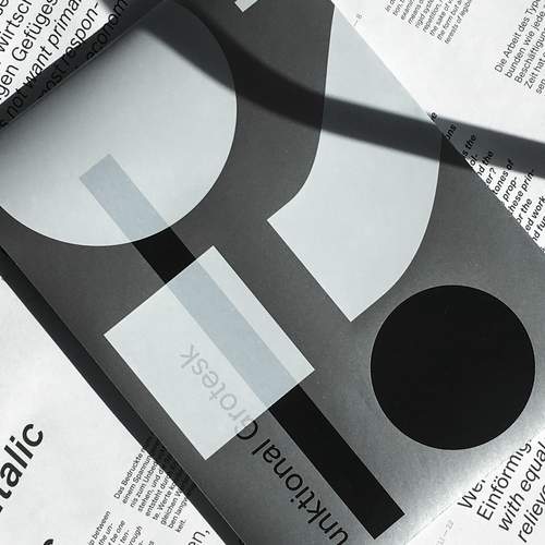 Image of Funktional Grotesk: Die erste Schriftfamilie von Davide Rossetto